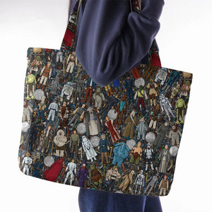 Star Wars Characters Figures Large Tote Bag