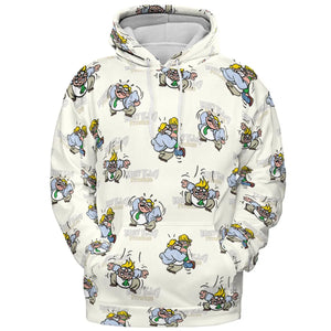 Matt Foley Fitness Exercises SNL All-over Print Hoodie