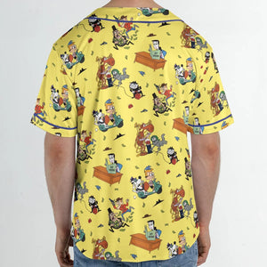 Moose And Squirrel The Adventures of Rocky and Bullwinkle Unisex Baseball Jersey