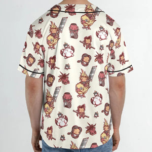 Cute Fantasy Final Fantasy Unisex Baseball Jersey