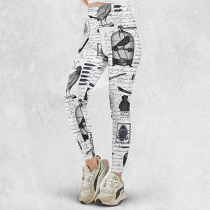 Nevermore The Raven Edgar Allan Poe Legging
