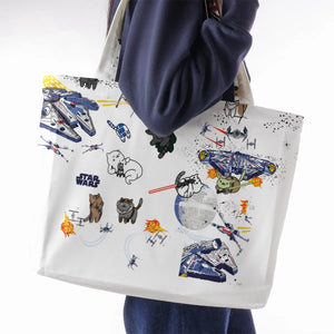 Star Wars Cats Large Tote Bag
