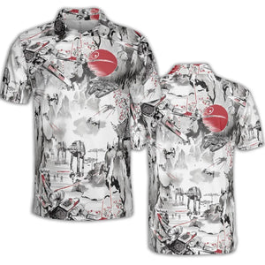 Last Battle of the Galactic Civil War AOP Men/Women Polo Shirt