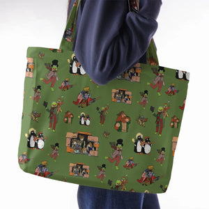 The Muppet Christmas Carol Characters Large Tote Bag