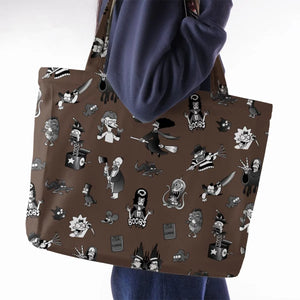 Treehouse of Horror The Simpsons Large Tote Bag