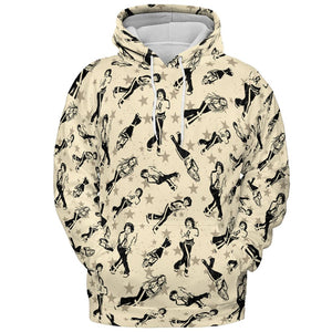 All-over Print Hoodie - TQ4BVQ9M - - 2