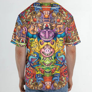 Monster Muppets The Muppets Characters Unisex Baseball Jersey