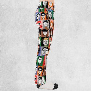 Twin Peaks Characters Flare Leggings