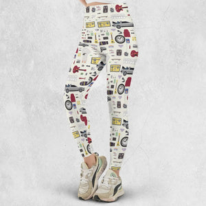 Back to the Future Pattern Legging