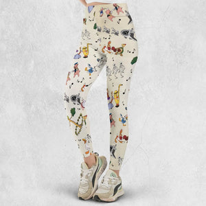 The Silly Symphony Characters Legging