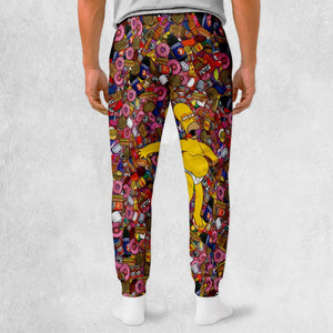 Homer Simpson Getting Drunk Duff Beer The Simpsons Sweatpants