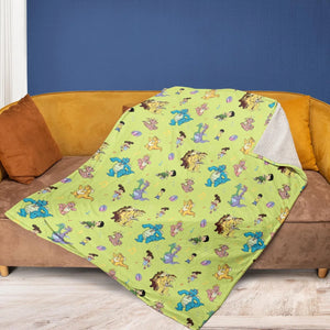 Dragontales Characters Fleece Blanket