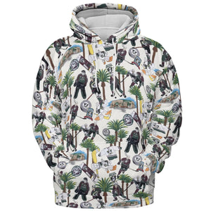 Hockey Mighty Ducks Players All-over Print Hoodie