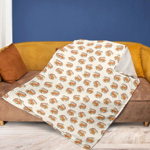 Kitten Nuggets Pattern Fleece Blanket