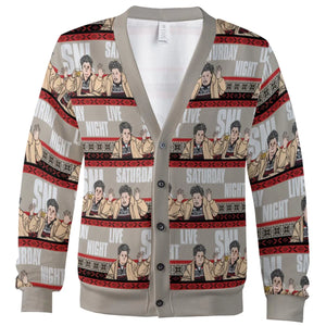 Drunk Uncle on the Holidays SNL Saturday Night Live Cardigan