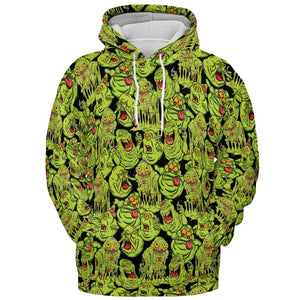 Funny Slimer Ghostbusters All-over Print Hoodie