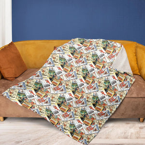 Goofy Vintage Posters Fleece Blanket