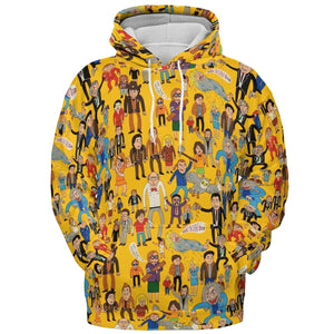 Lynch Vibes Twin Peaks All-over Print Hoodie