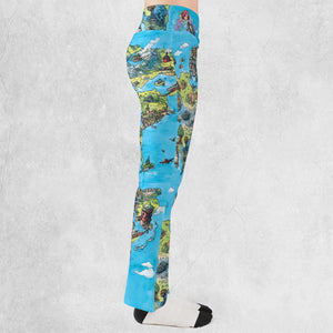 Ghibli Land Flare Leggings