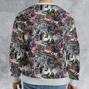 They Live Seamless Pattern All-over Print Sweatshirt
