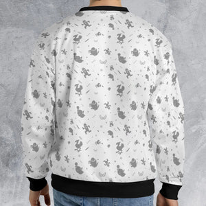 Final Fantasy Creatures Pattern All-over Print Sweatshirt