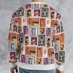 Dr. Mrs. The Monarch The Venture Bros. Magazine Poses All-over Print Sweatshirt