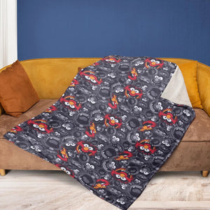 Animal The Muppets Pattern Fleece Blanket