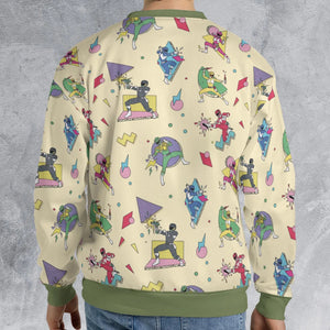Morphin Team Power Rangers All-over Print Sweatshirt