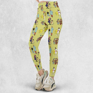 60s Cartoon Characters Legging