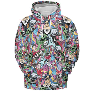 All-over Print Hoodie - 6YV2Z6NP - - 2
