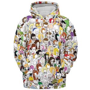 Roger the Alien American Dad All-over Print Hoodie