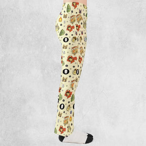 Ghiblipalooza Ghibli Themed Flare Leggings