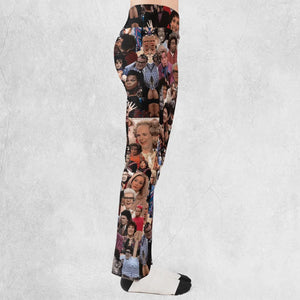 90s Saturday Crew SNL Flare Leggings