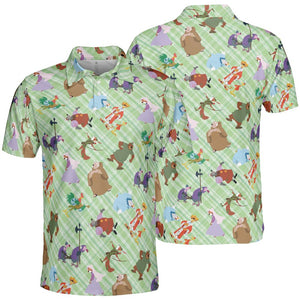 AOP Men/Women Polo Shirt - YDY5HF9E - - 2