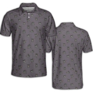 Perrrrrserker Pokemon Pattern AOP Men/Women Polo Shirt