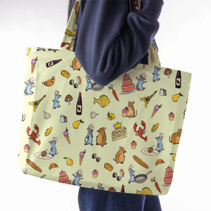 Chef Life Ratatouille Large Tote Bag