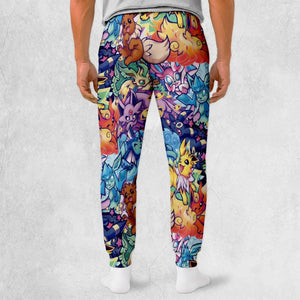 Evolutionary line of Eevee Pokemon Sweatpants