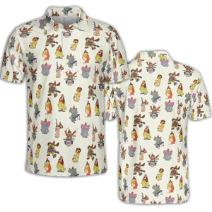 Snorky Fleegle Drooper Bingo The Banana Splits AOP Men/Women Polo Shirt