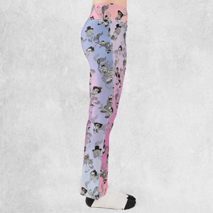 The Animated Marx Brothers Characters Flare Leggings