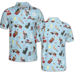 Chitty Chitty Bang Bang Patterns AOP Men/Women Polo Shirt