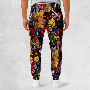 Smash Fight Super Smash Characters Sweatpants