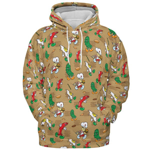 BurgerTime Arcade All-over Print Hoodie