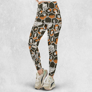 TrekToon Star Trek Hive Pattern Legging