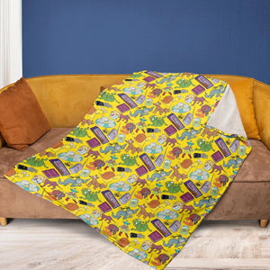 Treehouse of Horror The Simpson Fleece Blanket