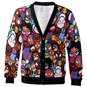 Spide-Mania Spider-Verse Cardigan