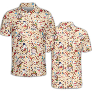 Holiday Joy Buddy the ELF AOP Men/Women Polo Shirt