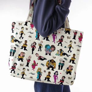 Star Trek TNG Tribute Large Tote Bag