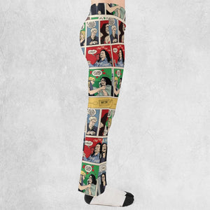 The Room Comic Style Flare Leggings