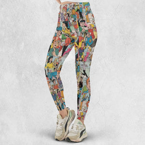 Archie Comics Characters Collage Legging
