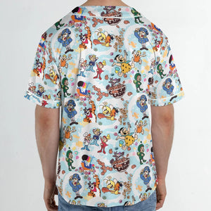 Cereal Favs Large Scale Unisex Baseball Jersey